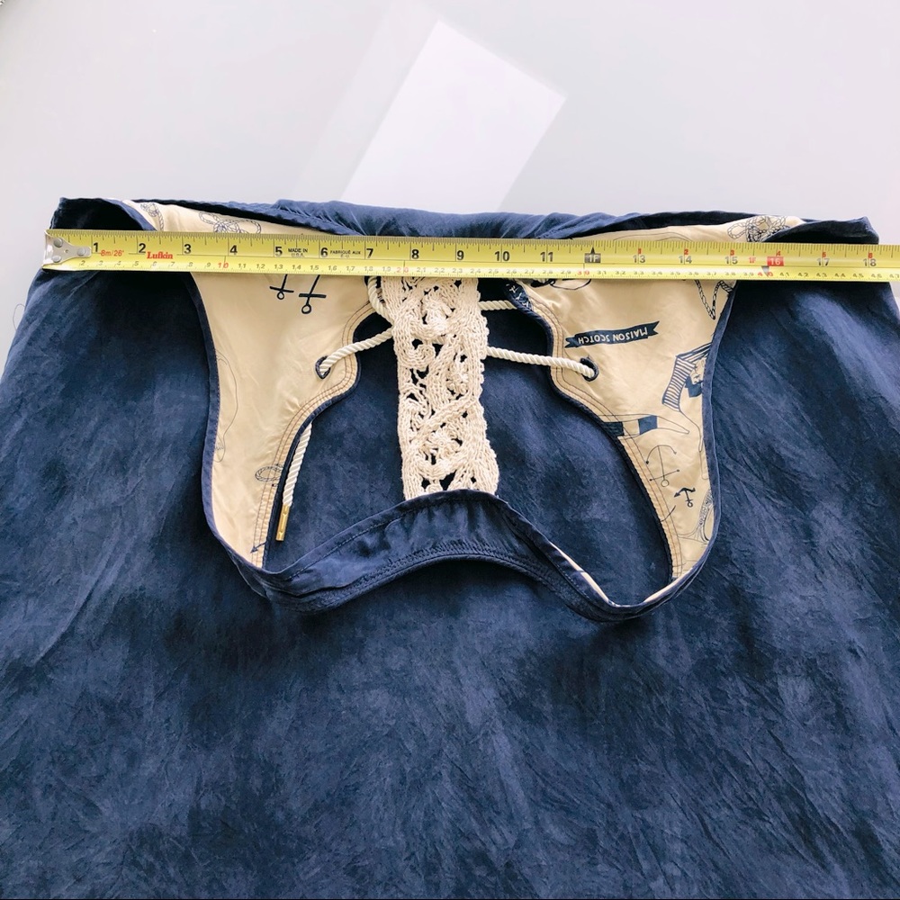 ❗️SOLD❗️Maison Scotch Silk Sailor Dress - Picture 7 of 7